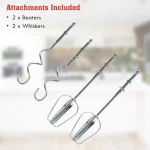 Scarlett - Electric Egg Beater and Mixer for Cake Cream - White - Image 3